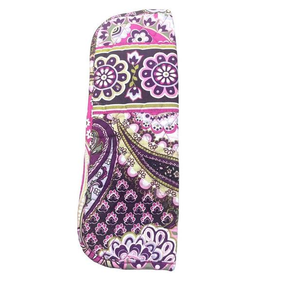 Vera Bradley Hot Tools Flat/Curling Case in IronVery Berry Paisley - Picture 7 of 7